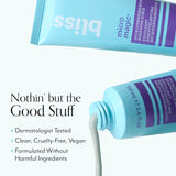 Bliss Blackhead Banish Kit is nothin' but the good stuff. The Blackhead Banish Kit is dermatologist tested, clean, cruelty-free, and vegan. It is formulated without harmful ingredients