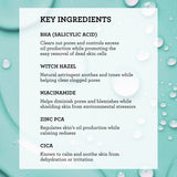 Bliss Clear Genius Body Acne Spray key ingredients